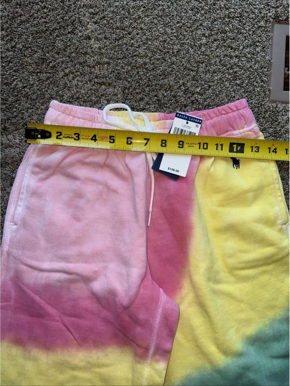 Polo Ralph Lauren Tie Dye Spring Terry Joggers Sweatpants Womens XS NWT $128 - Picture 4 of 5